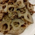 kumicyoo's cooksnap of when they made 味が濃い～牛肉とれんこんの旨甘辛.