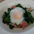melmarilyn's cooksnap of when they made ほうれん草のソテー♡とろ〜り☻温玉乗せ♪.