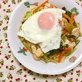 ふたごゆき's cooksnap of when they made ミーゴレン風焼きそば.