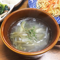 YUKIKI☆'s cooksnap of when they made 千切り大根と茗荷のコンソメスープ☆.