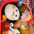 かんきのママ's cooksnap of when they made 幼稚園 お弁当 ハロウィン♡おばけちゃん.