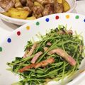 ＭＯＫＯＳＮＯＷ's cooksnap of when they made 【簡単】豆苗とベーコン炒め.