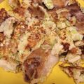 ねみねみ's cooksnap of when they made 糖質制限！　おからパウダーで　お好み焼き.