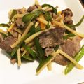magmac's cooksnap of when they made 牛肉と筍の中華炒め☆青椒肉絲風☆.
