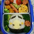 saintmilo's cooksnap of when they made ０系新幹線キャラ弁の保育園弁当☆.