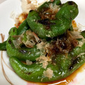 ｷｬｽｰ's cooksnap of when they made 麺つゆだけ♪万願寺とうがらしの焼き浸し.