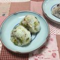 おはなすき's cooksnap of when they made 大根の葉と梅で☆おにぎり.