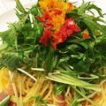 JATIS's cooksnap of when they made ベーコンと水菜のパスタ.