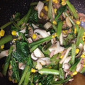 アピナス's cooksnap of when they made きのこと小松菜のツナ炒め.