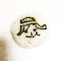 梅宮紀香's cooksnap of when they made 海苔パンチで簡単　キャラ弁　嵐マーク.