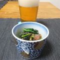 ダイナマイト漆黒's cooksnap of when they made 韓国のりでおいしい♪我が家のおひたし☆.