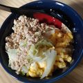 こうら干し's cooksnap of when they made 絶品鶏そぼろ♡三色丼.