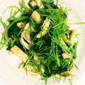 クックE662AA☆'s cooksnap of when they made 根三つ葉と油揚げのオイスターソース炒め煮.