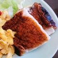 ♡のんちゃ♡♡'s cooksnap of when they made お弁当に♬はんぺんチーズ挟み焼き.