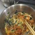 クックM24BEB☆'s cooksnap of when they made 余った唐揚げで＊からあげの卵とじ.