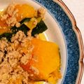 ぐでりーな's cooksnap of when they made かぼちゃの豚そぼろ煮。.