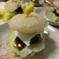 ぐっさん0921's cooksnap of when they made マックnaおにぎり＊ハンバーガーキャラ弁.