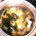 choco831's cooksnap of when they made 節約応援！白菜とわかめの中華風スープ.