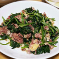 そらにうるはな's cooksnap of when they made 簡単時短！コンビーフとホウレン草の卵とじ.
