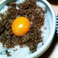 よっちゃん★☆★'s cooksnap of when they made 簡単★月見そぼろ丼.