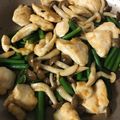 miか's cooksnap of when they made ニンニクの芽と鶏胸肉のやわらか炒め.