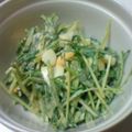 きくこ♪'s cooksnap of when they made 食感がいい水菜卵サラダ.