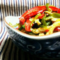 yangpa's cooksnap of when they made ピーマンと油揚げのきんぴら.