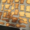 respi0408's cooksnap of when they made こどもと作る型抜きクッキー.