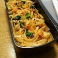 単刀直入's cooksnap of when they made キムチと豚挽肉の焼きうどん.