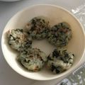 ＊ｎｏａ＊”'s cooksnap of when they made 手づかみ離乳食♪ひじきとシラスのおやき.