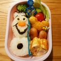 新米ママさっきーな's cooksnap of when they made オラフのキャラ弁♪.