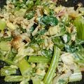 mamoon's cooksnap of when they made セロリ（葉）とベーコンの卵炒め.
