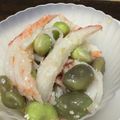 卵せんべい's cooksnap of when they made お弁当に混ぜるだけ☆ゴマドレ枝豆カニカマ.