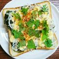まやしゅうまま's cooksnap of when they made わかめとしらすの胡麻風味トースト.