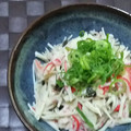 みがつくひと's cooksnap of when they made 包丁不要、カニカマえのきで節約簡単おかず.