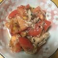 michinisa's cooksnap of when they made ツナトマトの黒ごまマリネ☆.