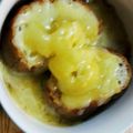 底魚父さん's cooksnap of when they made フレンチオニオングラタンスープ.