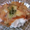 みや☆なな's cooksnap of when they made お弁当に♪　簡単　はんぺんピザ.
