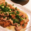 はるmama♡'s cooksnap of when they made 豚バラみぞれ炒め肉柔らか.