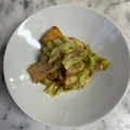 ナピト's cooksnap of when they made 煮卵の残り汁で青菜とちくわと油揚げの煮浸.