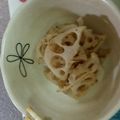 麻婆卵's cooksnap of when they made 【漢肴】れんこんのオリーブオイル焼.