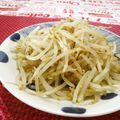 赤い電話's cooksnap of when they made 簡単もやしナムル.
