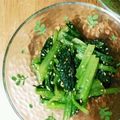 有ちん's cooksnap of when they made カルシウムたっぷり　小松菜の胡麻和え.