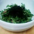 桜月❀咲良mommy's cooksnap of when they made 大村農園の韓国風春菊サラダ.