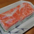 i_yokan's cooksnap of when they made パウンド型で作るカニの押し寿司.