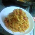 fl＊＊'s cooksnap of when they made ナスとベーコンチーズのトマトパスタ.