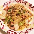 おぬまってぃ's cooksnap of when they made 山盛りキノコの和風タラコスパゲティ.
