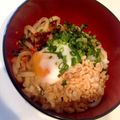 nwksan。's cooksnap of when they made ねぎごまうまだれ混ぜうどん.