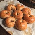 ごごんた's cooksnap of when they made 自家製酵母でごまベーグル.