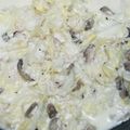 metabo3号's cooksnap of when they made 塩辛とクリームチーズのキャベツ炒め.
